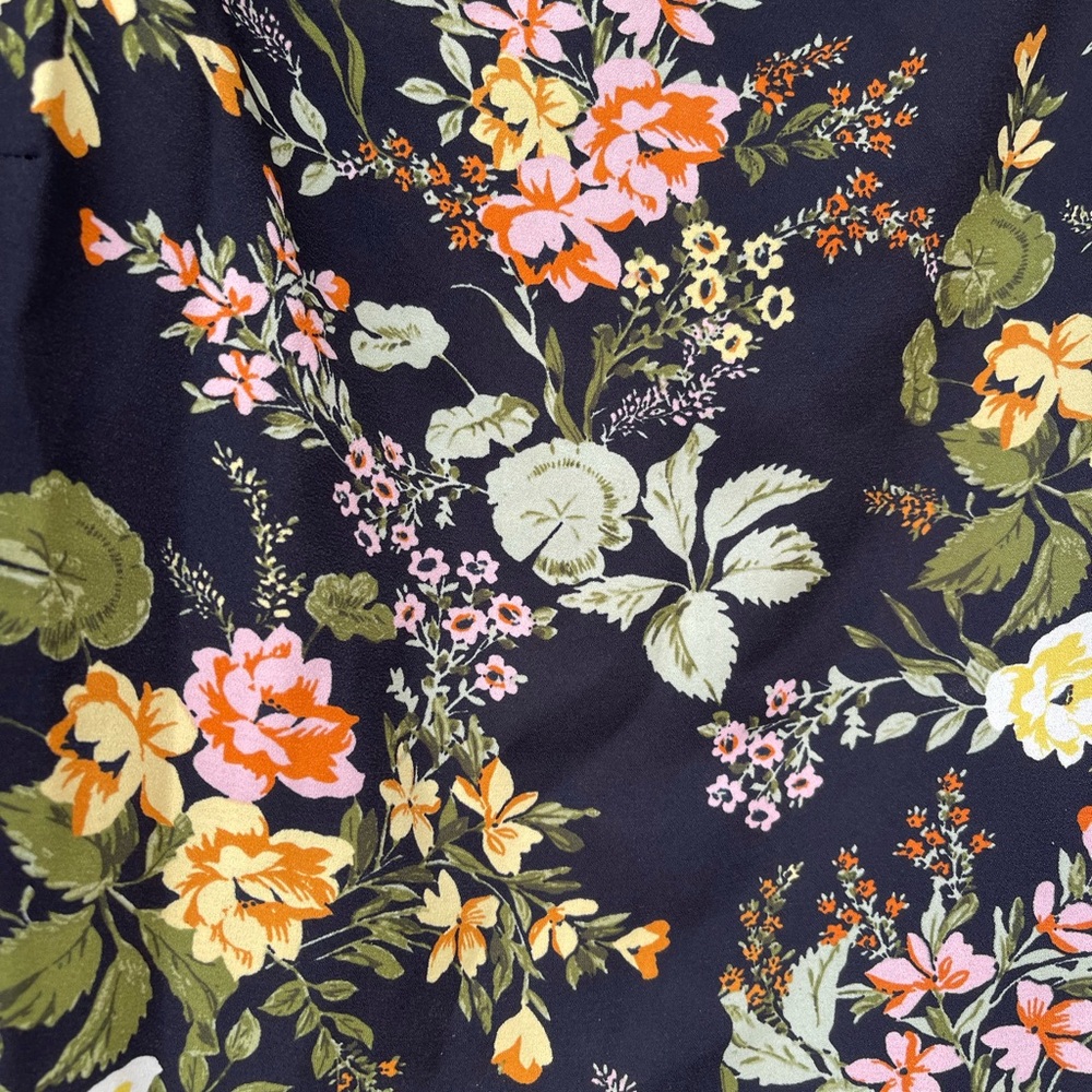 SugarLips Size 1X Plus Floral Black Balloon Sleeve Women's Top - Picture 7 of 9